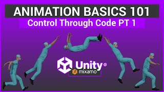 Unity Animation and Mixamo  Control Through Code PT 1 [upl. by Ahsinan]