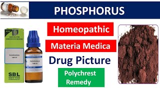 Phosphorus Drug Picture  Materia Medica  Homeopathy bhms phosphorus materiamedica [upl. by Agemo]