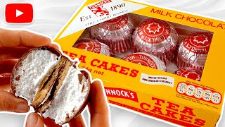 Tunnocks Tea Cakes  Milk Chocolate Marshmallow  ASMR Presentation amp Opening  Brand Food Facts [upl. by Kaazi]