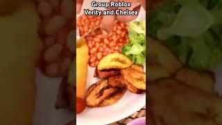 Group Roblox Verity and Chelsea  le repas de Thea babyboss 4 ans [upl. by Teodorico]