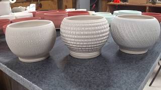 Using Sodium Silicate to Create Crackle Texture on Pottery [upl. by Ahset476]