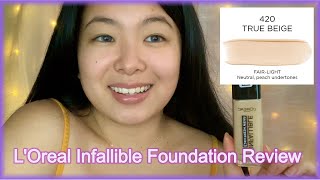 🤯 Test Kem Nền Mới Trong 9 Tiếng ❤️ Full Day Wear Test Loreal Infallible Fresh Wear Foundation [upl. by Lyrem302]