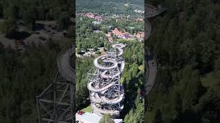 SKY WALK 🇵🇱 Świeradów Zdrój  Dolny Śląsk shorts skywalk dolnyśląsk [upl. by Boyce239]