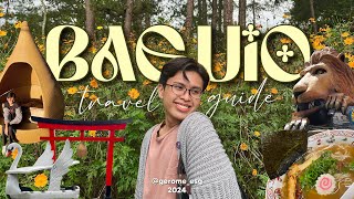 Baguio Travel Vlog 2024 🌲🍓🌼  Travel guide hotel food attractions expenses 4 days 3 nights [upl. by Enyluqcaj773]