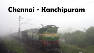 CHENNAI to KANCHIPURAM by TRAIN  A Journey Full of Diesel Trains in December Fog  Dec 2012 [upl. by Atener]