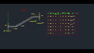 TUT0AUTOCAD STRUCTURAL DETAILING COMMENT FAIRE LE PLAN DEXECUTION DUN PIEU ET DUN ESCALIER [upl. by Hogarth]