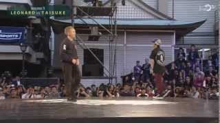 Taisuke vs Leonard  Top 16  Red Bull BC One 2013 Asia Pacific Qualifier [upl. by Nnaillij753]