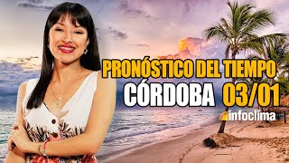 Pronóstico para el 3 de enero de 2024 Córdoba  Argentina  Infoclima TV [upl. by Sitoel]