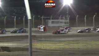 4 Jayson Aldridge IMCA Sport Mod Rollover Barona Speedway 832024 [upl. by Nomolas]