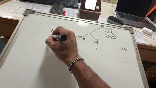 Chart work  Transfer of position line  chart no 5056 [upl. by Dougal]