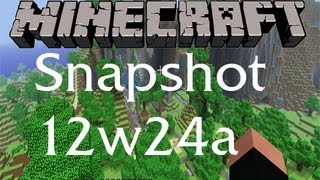 Minecraft Snapshot 12W24A How to install  LAN Servers Ender Chests And More [upl. by Durkee638]