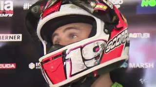 Bautista amp Bradl discuss the CatalanGP [upl. by Anivlac]