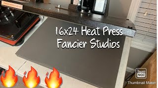 16x24 Heat Press from Fancier Studios [upl. by Ardnosac]