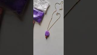 DIY Pendant 😍💜 diy pendant shorts youtubeshorts [upl. by Stanway]