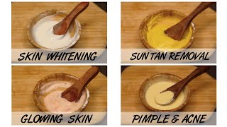 Beauty benefits of RICE FLOUR in Tamil  4 different Face Pack using rice flour for all skin problem [upl. by Kermit]