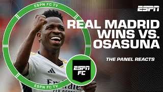 Vinicius Junior delivered in style for Real Madrid – Luis Garcia  ESPN FC [upl. by Ylurt813]