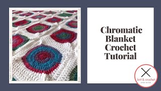 Motif of the Month March 2016 Chromatic Motif and Blanket Pattern Crochet Tutorial [upl. by Sallyann831]