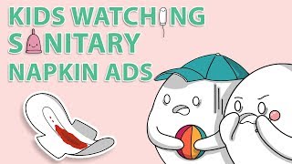 Kids Watching Sanitary Napkin ADS [upl. by Jorry]