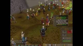 runescape rushing with 10 hp 60 range and darkbow b00m 2 hits vid 1 [upl. by Atela]