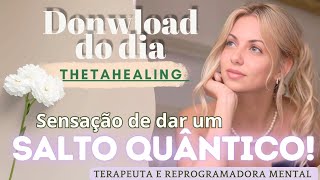 🧠 THETAHEALING SENSAÇÃO DE DAR UM SALTO QUÂNTICO⚛️ FREQUÊNCIA 144 Hz thetahealing leidaatração [upl. by Dao]