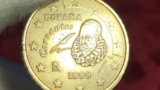 moneda de 50 centavos de euro 1999 [upl. by Vocaay]