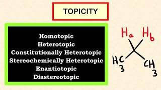 Topicity  homotopic heterotopic enantiotopic diastereotopic  Stereochemistry [upl. by Selden]