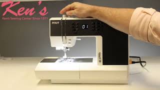 Pfaff Passport 20 Sewing Machine Feature Overview [upl. by Sofer859]