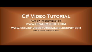 Part 27  C Tutorial  Properties in Cavi [upl. by Gnah950]