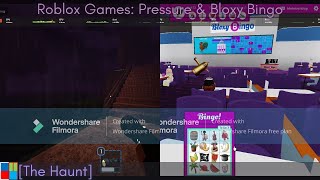 The Haunt CoolMan plays Roblox Pressure amp Bloxy Bingo [upl. by Ailido511]