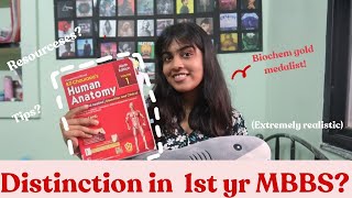 Distinction in 1st year MBBS  Resources and Tips [upl. by Annor434]