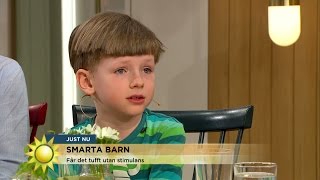 Ovanligt smarta barn kan bli utåtagerande  Nyhetsmorgon TV4 [upl. by Liagabba]