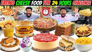 Living on Cheesy Food For 24 HOURS Challenge😱🧀FOOD CHALLENGE INDIA😍🔥 Ep716 [upl. by Wandie]