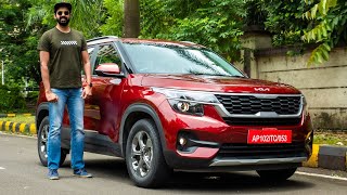 Kia Seltos HTX 2022  New Seltos 2022 Top Model Features  Interior and Exterior  Reallife Review [upl. by Eutnoj]