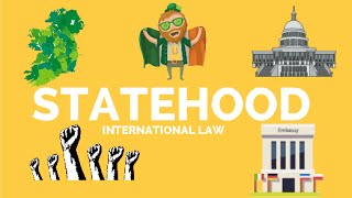 Statehood Montevideo convention visualized International Law Animation Lex Animata Hesham elrafei [upl. by Suckow]