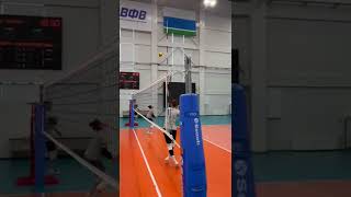 Volleyball Passing Exercise With Medicine Ball volleyball exercise training drill shorts [upl. by Boris]