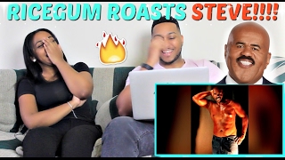 Ricegum quotSTEVE HARVEY ROASTED ME RACIST ASIAN JOKEquot REACTION [upl. by Jerrilyn]