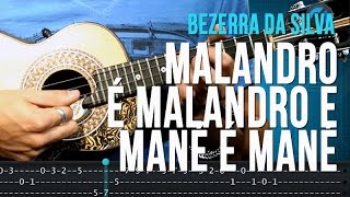 Bezerra da Silva  Malandro é Malandro e Mané é Mané aula de cavaquinho [upl. by Sadnac]