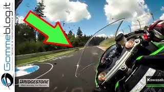 Nürburgring RECORD  Kawasaki Ninja ZX10R TOP SPEED at the Nurburgring [upl. by Alliuqet]