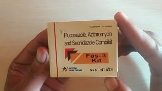 Fas3 Kit Tablet  Fluconazole Azithromycin and Secnidazole Combikit Uses  Fas 3 Kit tablet uses [upl. by Comstock]