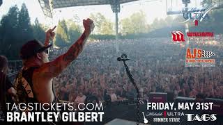 Brantley Gilbert Comes to the Mich Ultra Summer Stage Friday May 31st [upl. by Teplica]