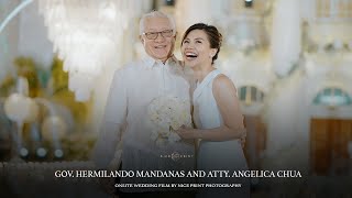 Gov Hermilando Mandanas and Atty Angelica Chua  Onsite Wedding Film by Nice Print Photography [upl. by Aseuqram]