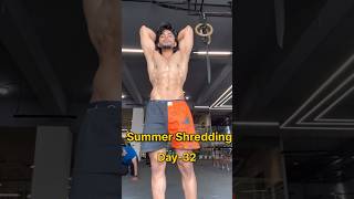 Day 32 of summer shredding summersips fitness gymmotivation gymworkout [upl. by Oludoet]