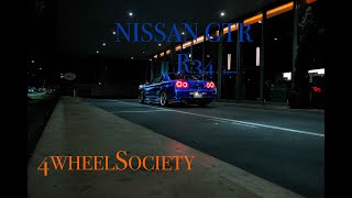 Nissan GTR R34 at night [upl. by Easter]