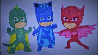 Coloring PJ Masks [upl. by Jobie]