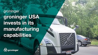 groninger USA invests in it Manufacturing Capabilities to Better Serve its North American Customers [upl. by Eixor]