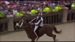 Palio di Siena 16 agosto 2018 vinto dalla Contrada della Lupa con Giuseppe Zedde [upl. by Aidni]