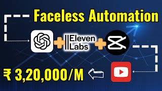 Make ₹320000M With Monetized Faceless YouTube Channel With AI in 10 Minutes Of Automation [upl. by Klug]