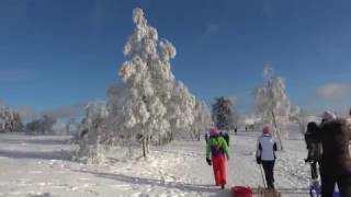 Winterberg im Schnee 2017  Wunderschöne Landschaft auf dem Kahlen Asten in Winterberg [upl. by Adnilreh]