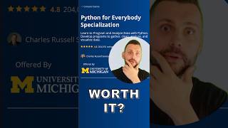 Is the Python For Everybody Specialization on Coursera WORTH IT 🧐 [upl. by Haggerty793]