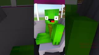 Mikey Prank and the end   Baby zombie minecraft animations [upl. by Dunkin]